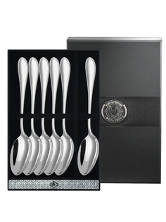 Набор столовой ложки "Капелька" 6 предметов посеребренный Кольчугинский мельхиор