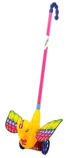 Каталка с ручкой Птичка Наша Игрушка