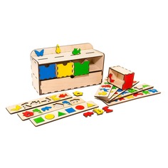 Сортер SandLight Волшебная коробочка. Изучаем геометрические фигуры и цвета 578