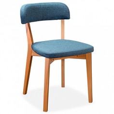 Стул R-Home Франк RST_400010941h_natur, бук натуральный/синий