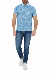 Футболка-поло мужская John Jeniford JJT-201-126 голубая M-170