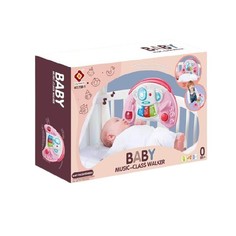Развивающая игрушка Shantou музыкальная, крепление на кроватку, звук, свет, 37,5*10*25 см