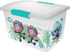 Ящик детский с защелками Фиксики, 11 литров Little Angel