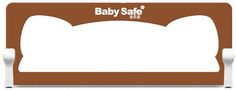 Барьер безопасности для кроватки Baby Safe Ушки , 120x42 см, коричневый