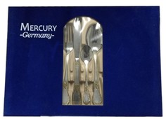 Набор столовых приборов Mercury, 24 предмета (синий бархат)