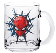 Кружка стеклянная PrioritY Marvel. Spider-Man, 320 мл (в подарочной коробке) КРС-1174