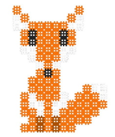Конструктор Вафельный микро. Лиса, 150 деталей Marioinex 903001