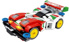 Конструктор Sembo Машинка-трансформер mini 4WD 607041-44