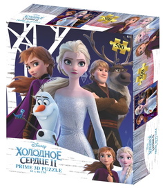 Стерео пазл Холодное сердце, 500 деталей Prime3D 32571