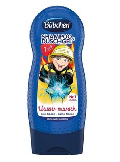 Детский шампунь и гель для душа Bubchen. Храбрый пожарный, 230 мл 12443242