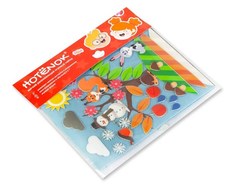 Мягкий развивающий игровой набор Изучаем времена года Hotenok seh011