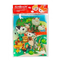 Мягкий развивающий игровой набор Веселая ферма Hotenok seh015