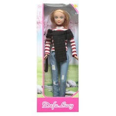Кукла DEFA Lucy Зимняя красавица, 29,5 см, цвет черный Defa 8366//черный