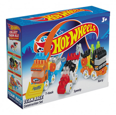 Конструктор развивающий Hot Wheels, набор из трех машин, 71 деталь Bauer 762 Бауэр