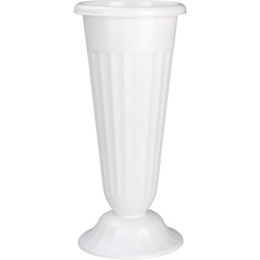 Ваза для цветов под срезку, белая Alternativa