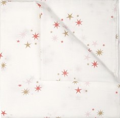 Муслиновая пеленка "Звезды", 120х120 см Сонный гномик