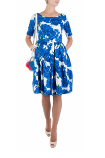 Платье женское SAMANTHA SUNG 81648 синее 38