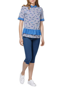 Блуза женская Helmidge 6925 голубая 48