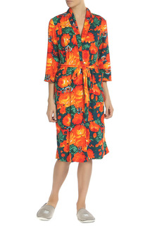 Халат женский Веста 16-02-042 оранжевый 52