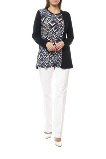 Блуза женская Marina Rinaldi 2973069 80 синяя 48