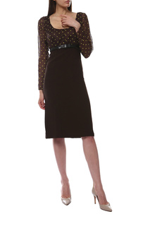 Платье женское Daina 552-1 коричневое 44