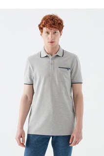 Футболка-поло мужская Mavi 066857-33396 серая S