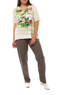 Брюки женские Marina Rinaldi 5133259 серые 54