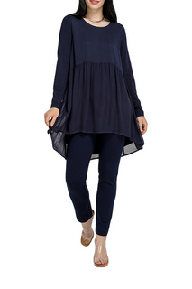 Блуза женская Helmidge 8862 синяя 54