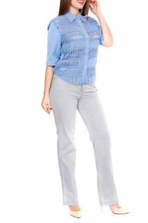 Блуза женская LAFEI-NIER G34174T-J голубая 46