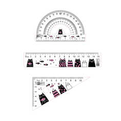 Набор линеек , арт.56308/ 100 КОТЫ Феникс+