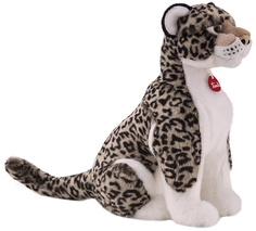 Мягкая игрушка Серый леопард Леопольд, 24x38x40 см Trudi 27603