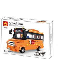 Конструктор Wange Школьный автобус, 367 элементов Wange