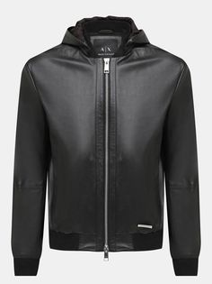 Armani Exchange Кожаная куртка