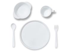 Набор детской посуды Dosh i Home Amila Kids White 400210