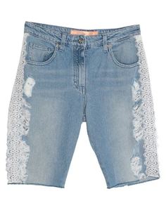 Джинсовые шорты Blumarine