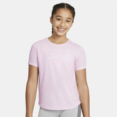 Футболка для девочек Nike Dri-FIT One, размер 137-146