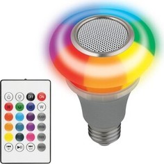 Светильник Volpe Светодиодный светильник-проектор (UL-00003997) Disko ULI-Q340 5W/RGB/E27 Silver