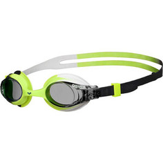 Очки для плавания Arena X-Lite Kids арт. 92377565, дымчат.линзы, нерегул.перенос, зел-бел. оправа