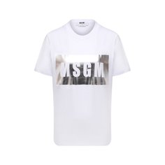 Хлопковая футболка MSGM