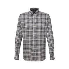 Хлопковая рубашка Ermenegildo Zegna