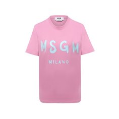 Хлопковая футболка MSGM
