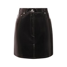 Кожаная юбка Helmut Lang