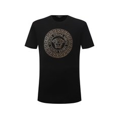 Хлопковая футболка Versace