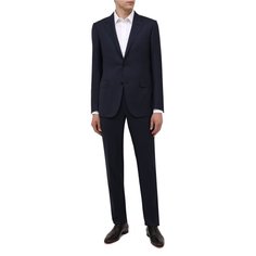 Костюм из шерсти и шелка Ermenegildo Zegna