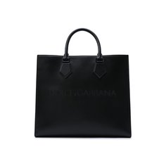 Кожаная сумка-шопер Edge Dolce & Gabbana