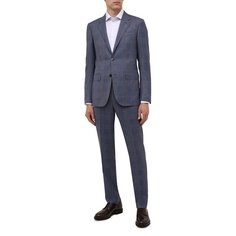 Костюм из шерсти и шелка Ermenegildo Zegna