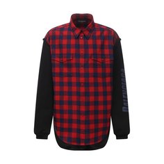 Хлопковая рубашка Balenciaga