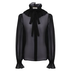 Шелковая блузка Saint Laurent