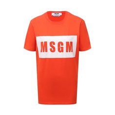 Хлопковая футболка MSGM