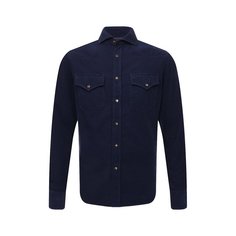 Хлопковая рубашка Brunello Cucinelli